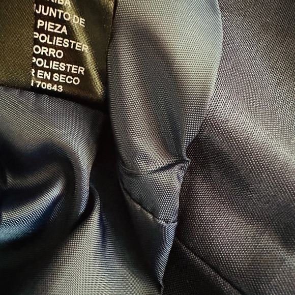 Jessica Howard 2 Pcs Navy Blue Taffeta rhinestones Long Sleeve Long Dress Siz 4 - Picture 14 of 14